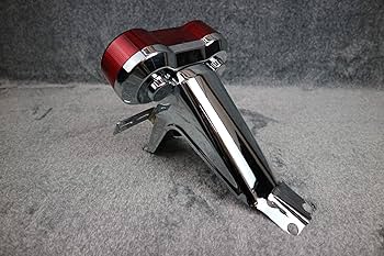 Amazon | GT380 テール 土台+ランプ 赤/ ダブル2灯式 メッキ リア