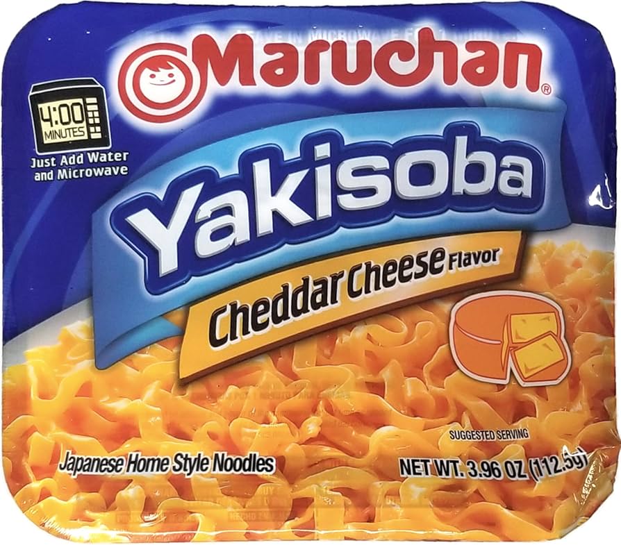 Amazon.com: Maruchan Yakisoba Cheddar, 3.96 Ounces (Pack of 4