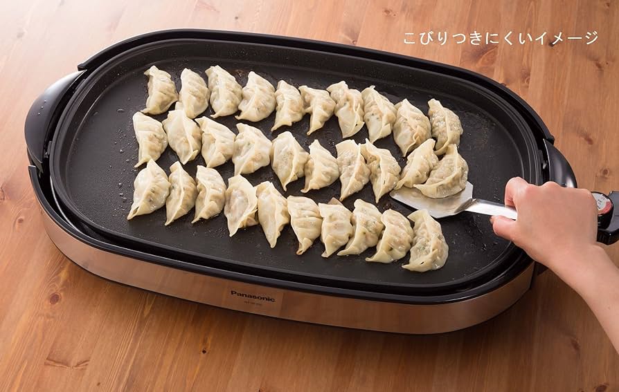 Amazon | パナソニック ホットプレート 2枚タイプ 平面+焼肉 シルバー