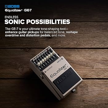 Amazon.com: BOSS GE-7 Equalizer | Compact Graphic Equalizer Pedal
