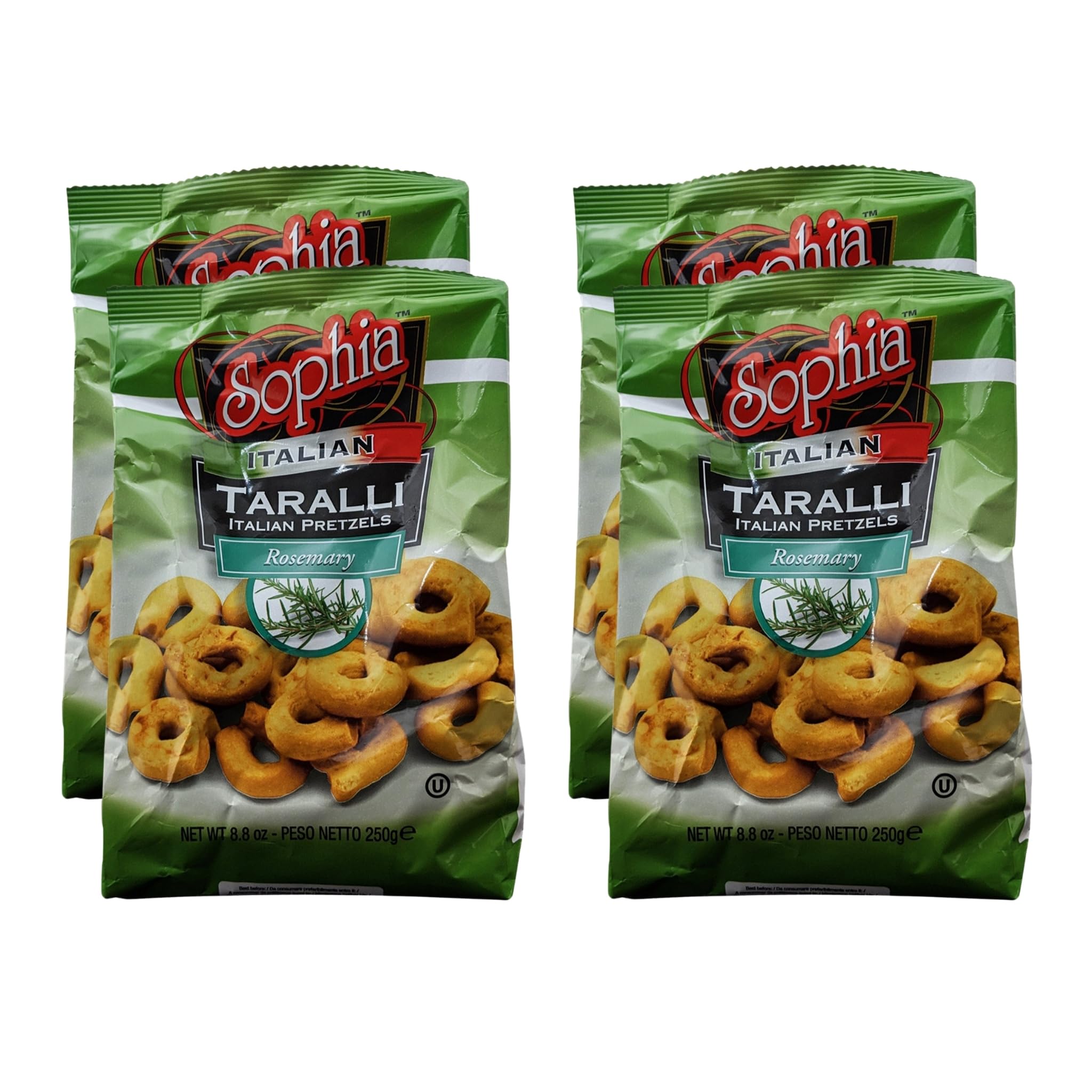 Amazon.com: Sophia Taralli Italian Pretzels - Rosemary 8.8oz (4