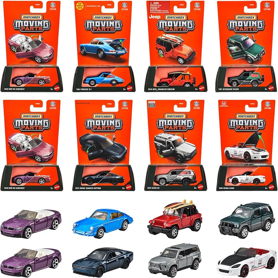 Amazon | マッチボックス(Matchbox) ムービングパーツ アソート 乗り物