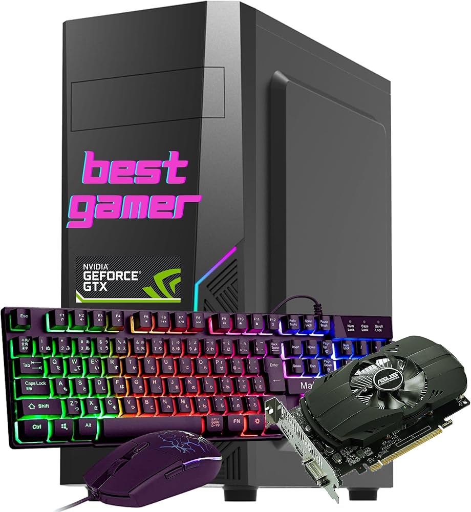 Amazon.co.jp: 【整備済み品】WaffleMK ゲーミングPC デスクトップ