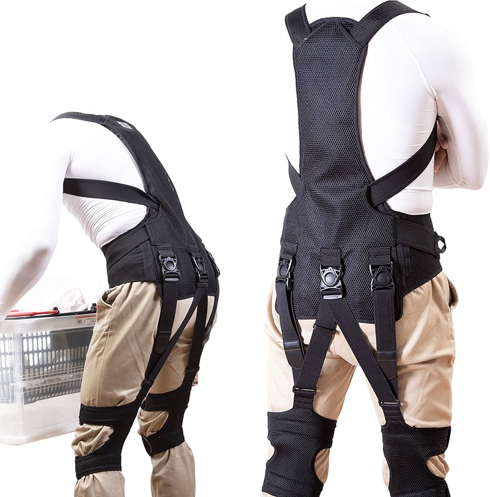 Amazon.co.jp: ワーキングパワースーツX（L・ブラック）ワーキング