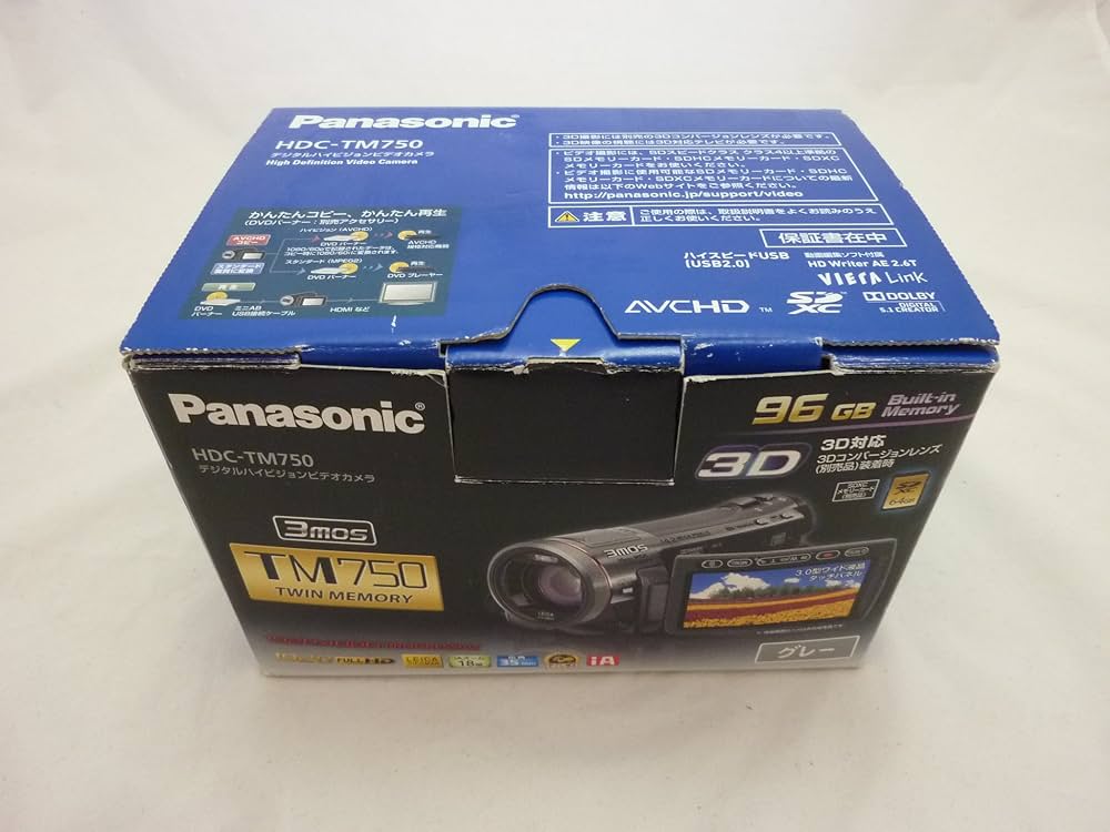 Amazon.co.jp: パナソニック デジタルハイビジョンビデオカメラ TM750
