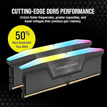 Amazon | CORSAIR DDR5-5200MHz デスクトップPC用メモリ VENGEANCE RGB
