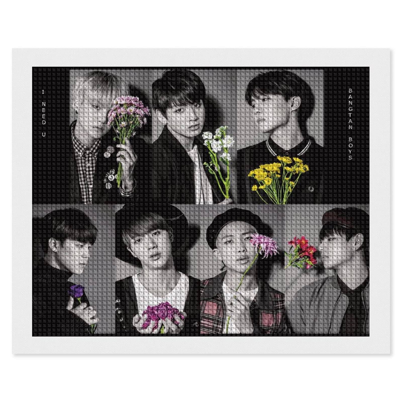 Amazon.co.jp: Bts防弾少年団 ダイヤモンドアート 韓流 ダイヤモンド