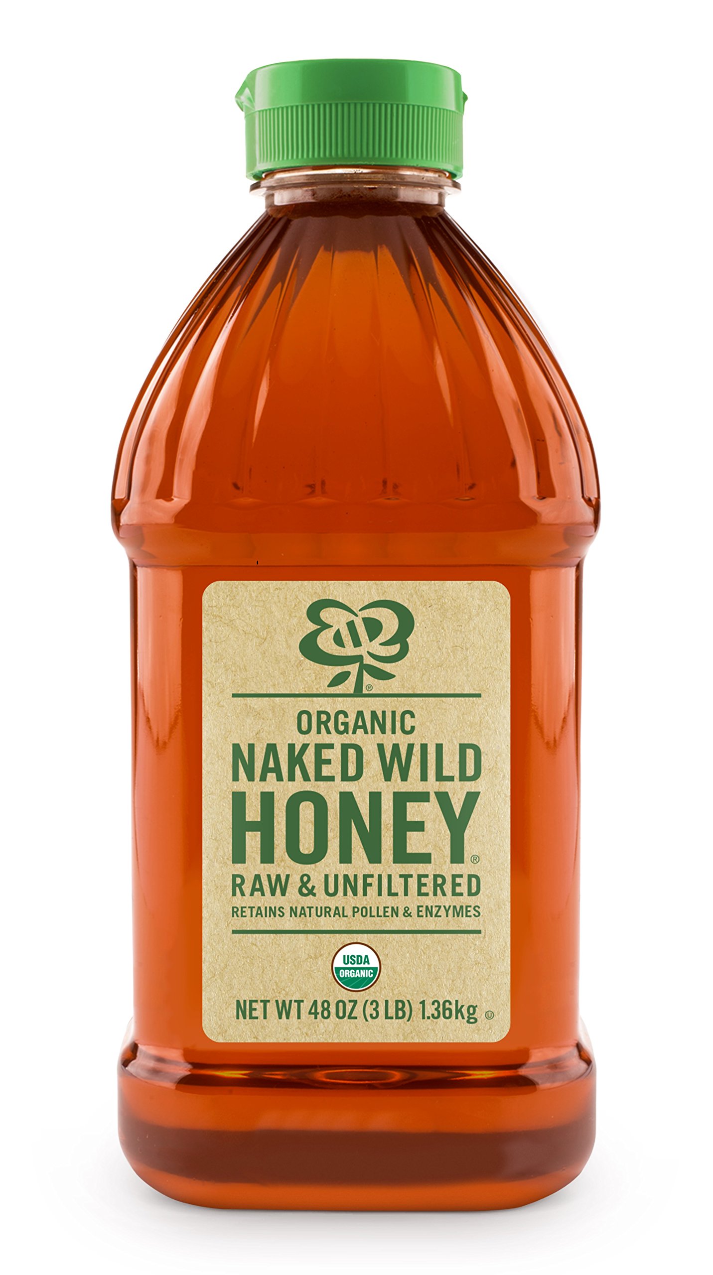 Amazon.com : Naked Wild Honey, Organic Raw Unfiltered Wildflower