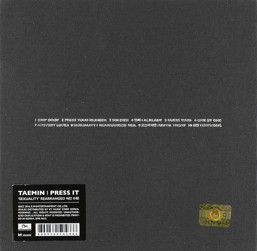 Amazon.co.jp: 1集 - Press It (ランダムバージョン) (韓国盤): Music