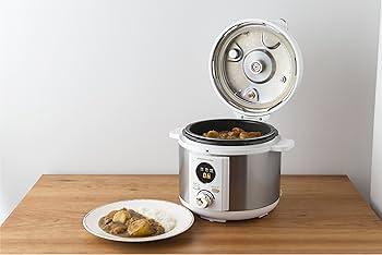 Amazon | 電気圧力鍋 2.0L 【簡単ほったらかし調理】50種類のレシピ付