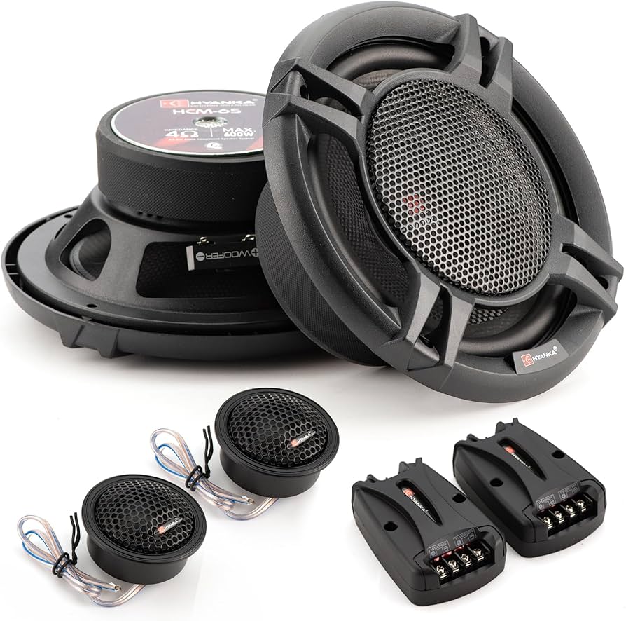 Amazon.com: H YANKA HCM-65 6.5 Component Car Speakers, 600 Watt
