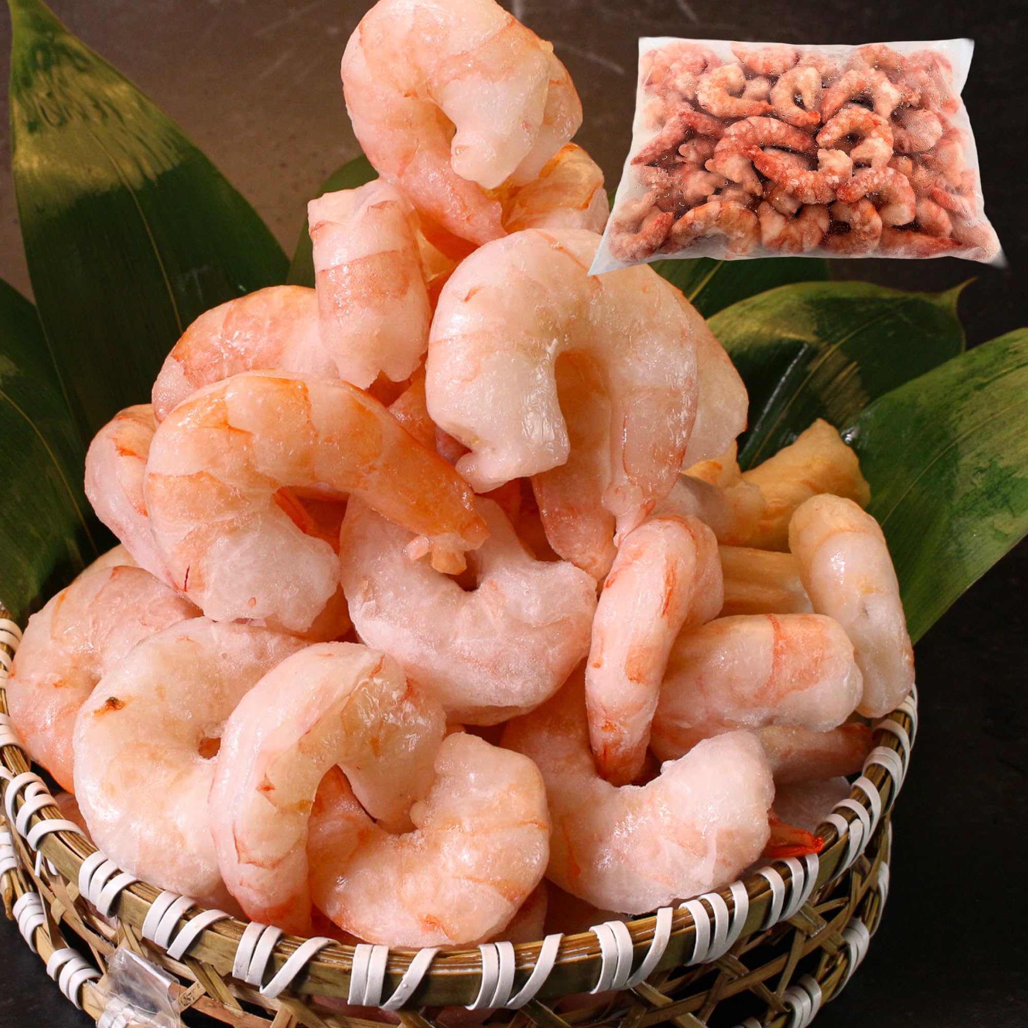 Amazon.co.jp: 冷凍 むきえび 1kg ブラックタイガー 1尾20~40g 大粒