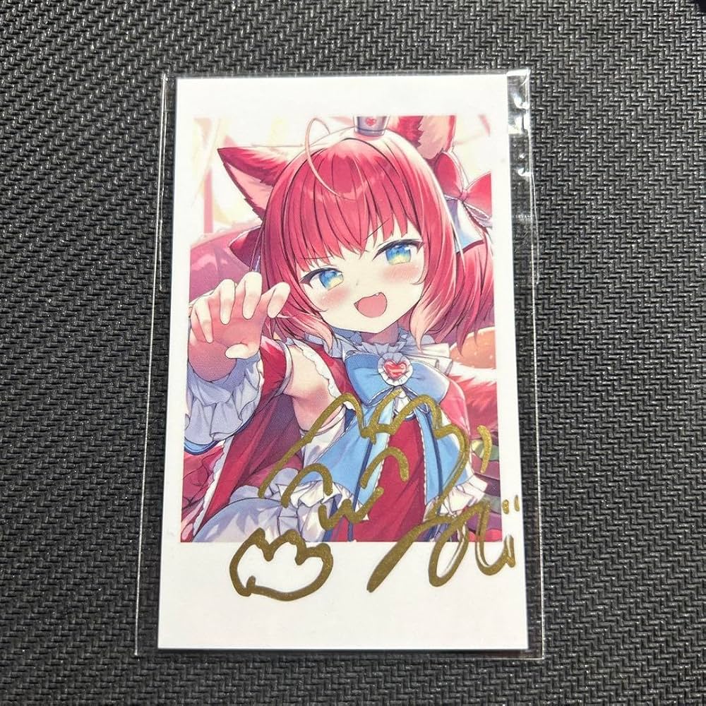 Amazon.co.jp: 赤見かるび 誕生日記念 2024 直筆サイン入りチェキ風