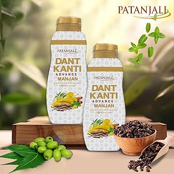 Amazon.com : Patanjali Dant Kanti Manjan 100g / 3.38 fl oz