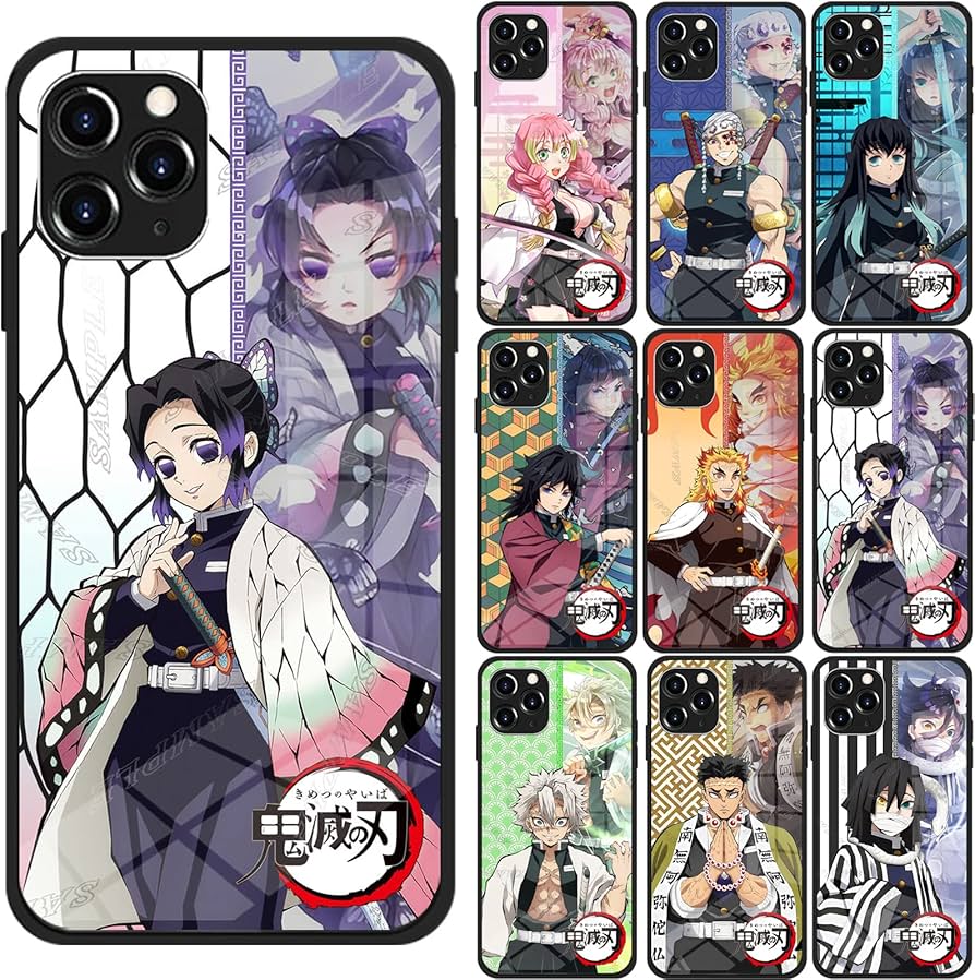 Amazon.co.jp: 鬼滅の刃 スマホケース iphone14ケース スマホカバー 全