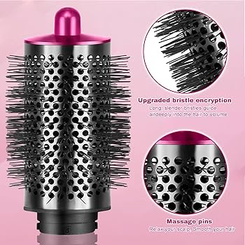 Amazon | エアラップ用ダイソン用大型丸型ボリュームブラシHS05 HS01