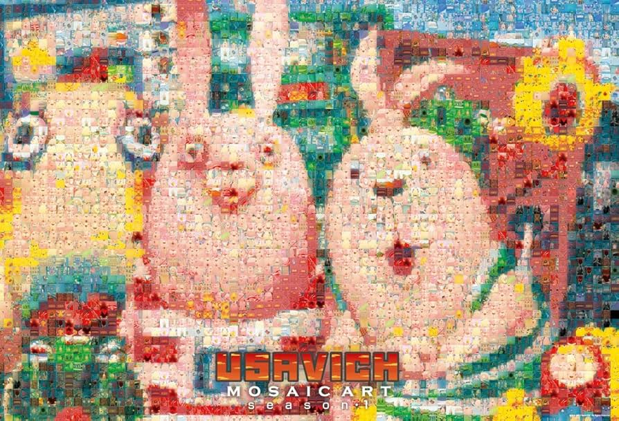 Amazon.co.jp: ウサビッチ 1000ピース モザイク 監獄デイズ 31-365