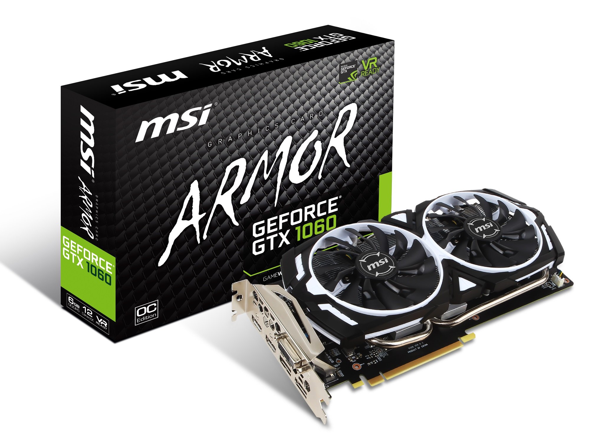 Amazon.com: msi Computer GTX 1060 Armor 6G OCV1 NVIDIA GeForce
