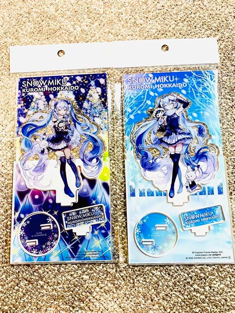 Amazon.co.jp: SNOW MIKU 雪ミク クロミ アクリルスタンド 北海道限定