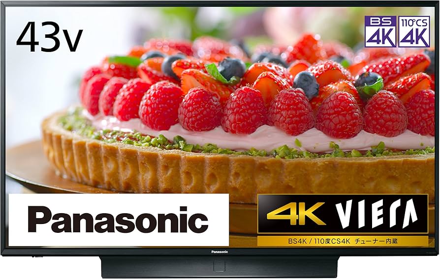 Amazon | パナソニック 43V型 4Kダブルチューナー内蔵 液晶 テレビ TH