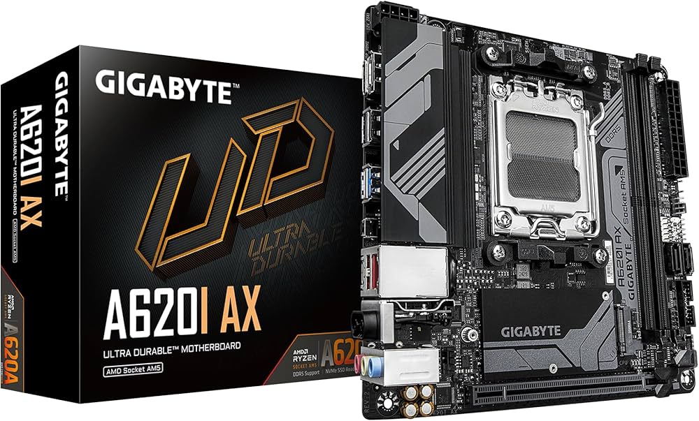 Amazon | GIGABYTE A620I AX マザーボード Mini-ITX [AMD A620チップ