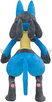 Amazon.co.jp: ポケモンセンターオリジナル ぬいぐるみ ルカリオ 34×19