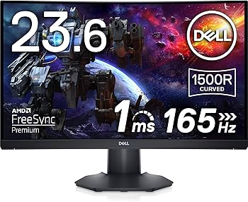Amazon.co.jp: Dell S2422HG 23.6インチ 曲面 ゲーミングモニター (3