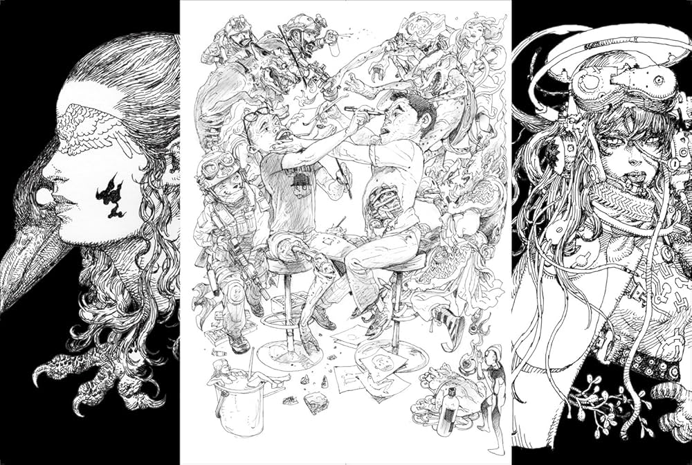 Amazon.com: Katsuya Terada & Kim Jung Gi Illustration Collection