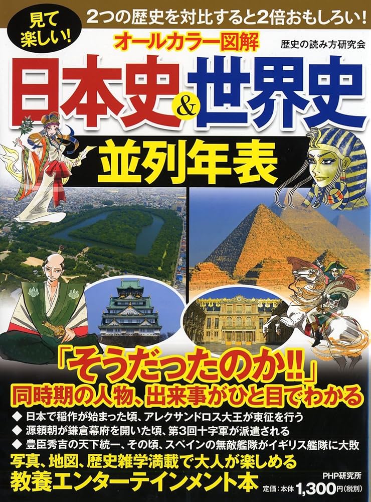 見て楽しい! [オールカラー図解]日本史&世界史並列年表 | 歴史の読み方