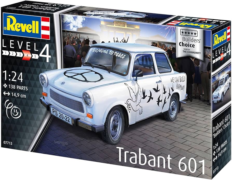 Amazon | ドイツレベル 1/24 トラバント601S ビルダーズチョイス