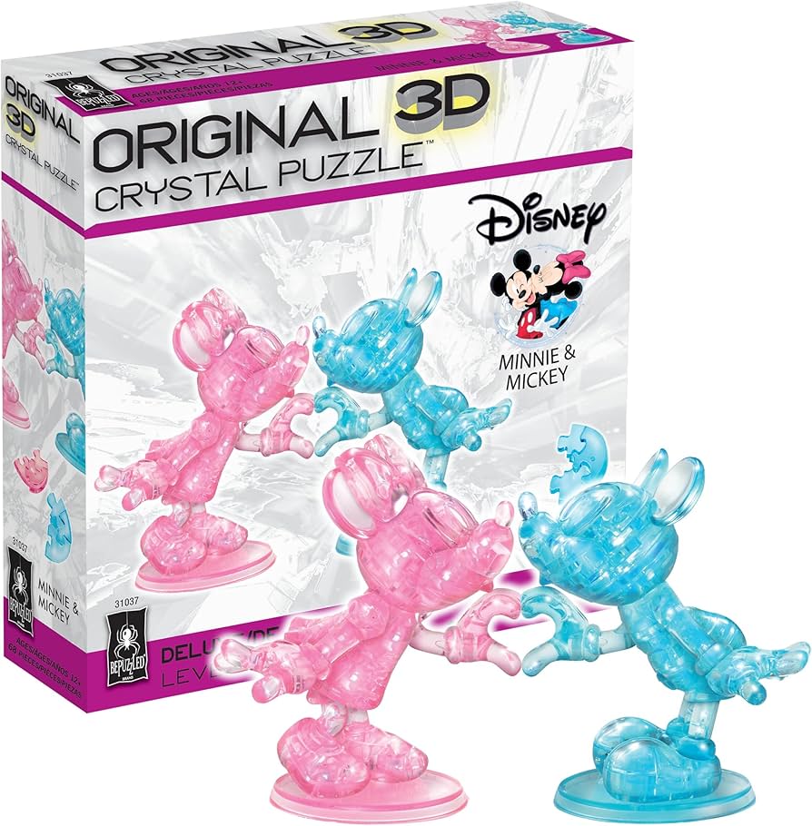 Amazon.com: BePuzzled | Disney Minnie and Mickey Mouse Heart