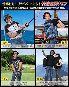 Amazon.co.jp: [UNISO] 新モデルファン付きベスト空調作業服 ファン