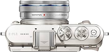 Amazon.com : OLYMPUS PEN E-PL8 14-42mm EZ lens kit [White