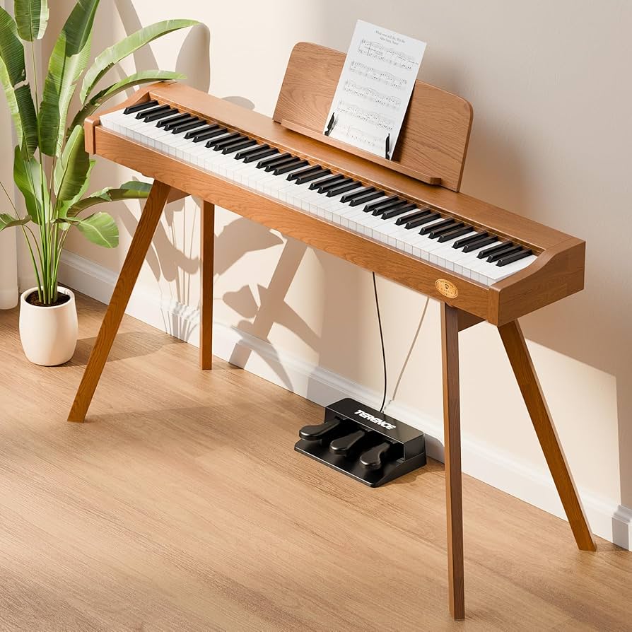 TERENCE 電子ピアノ 88鍵 カウンターウェイト鍵盤 木製 20W3ペダル