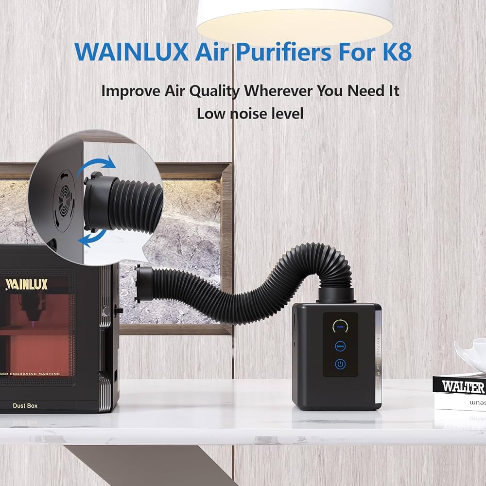 Amazon.co.jp: WAINLUX K8 レーザー彫刻機とレーザー切断機用空気清浄