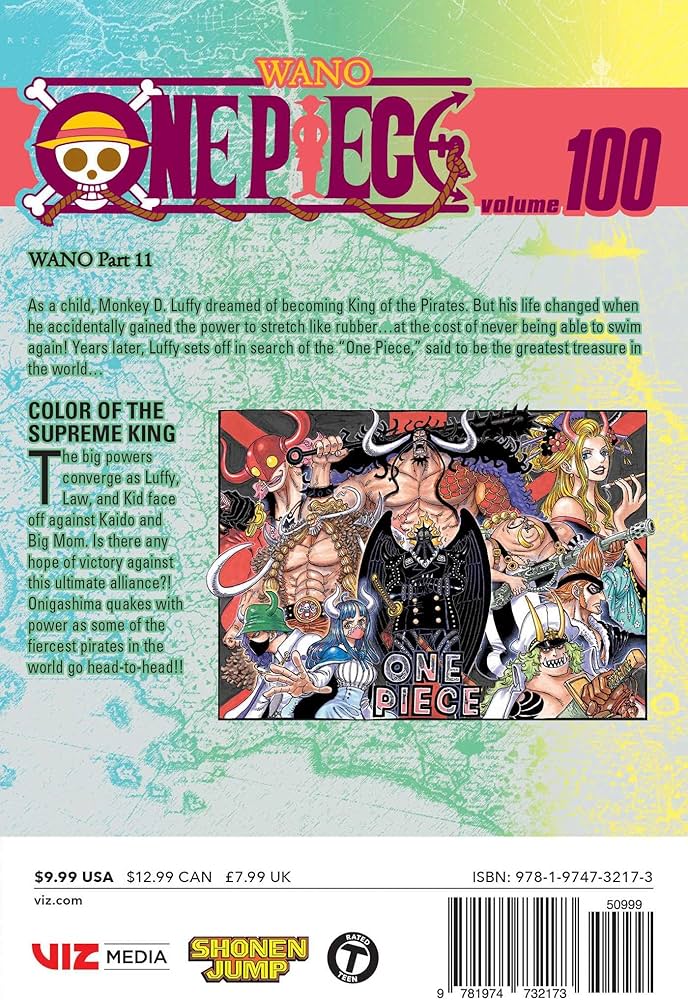Amazon.com: One Piece, Vol. 100: 9781974732173: Oda, Eiichiro: Books