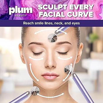 Amazon.com: Rose Quartz Face Massager Tool, Electric Face Roller