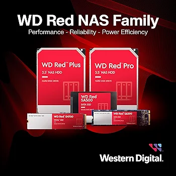 Amazon.com: Western Digital 3TB WD Red Plus NAS Internal Hard