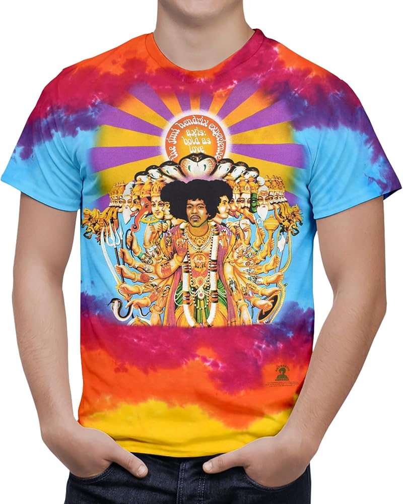Jimi Hendrix タイダイ柄 Tシャツ XL Jimi Hendrix - Axis Bold As