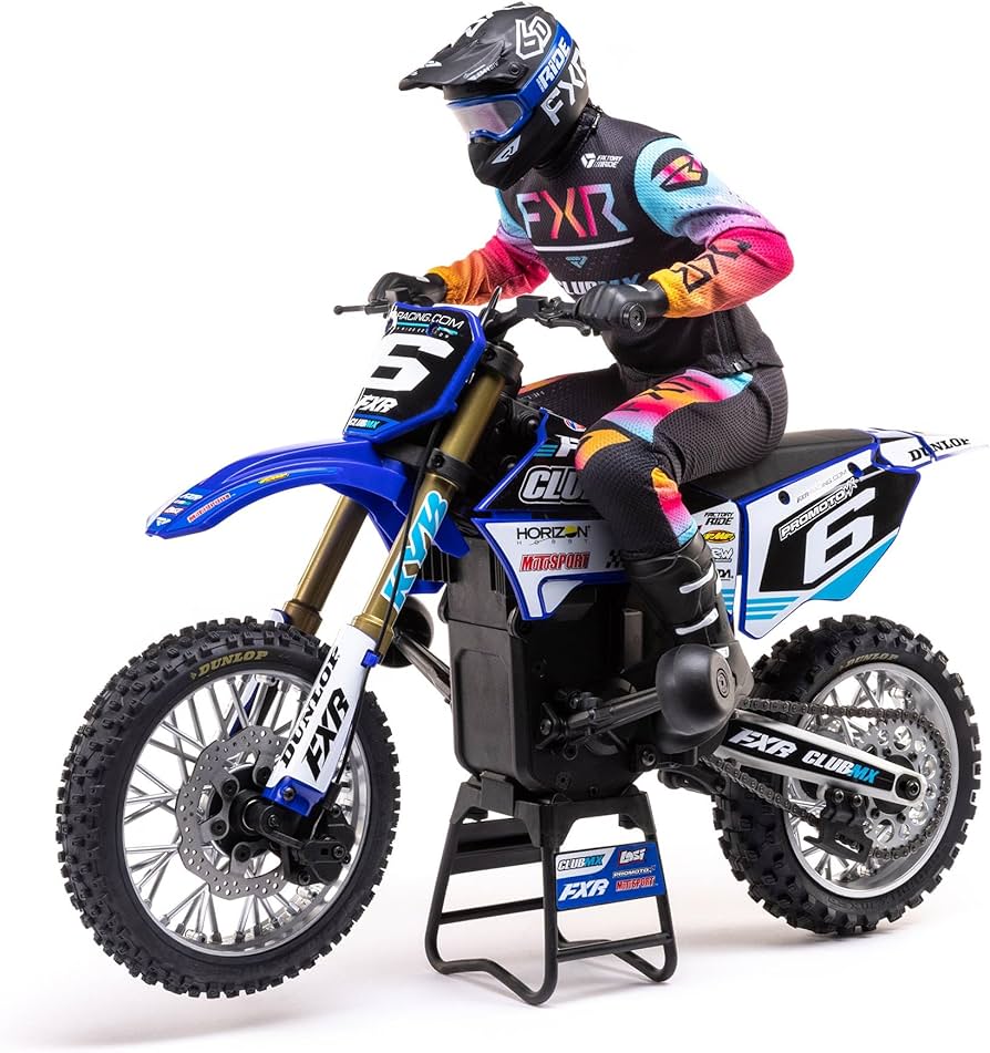 Amazon | Losi RC Motorcycle Promoto-MX 1/4 オートバイ すぐに使える