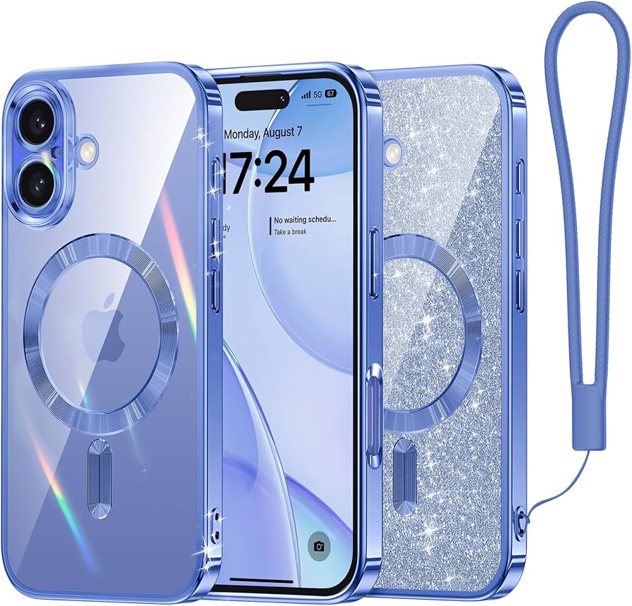 Amazon.co.jp: Meifigno iPhone 16 ケース キラキラペーパー付き