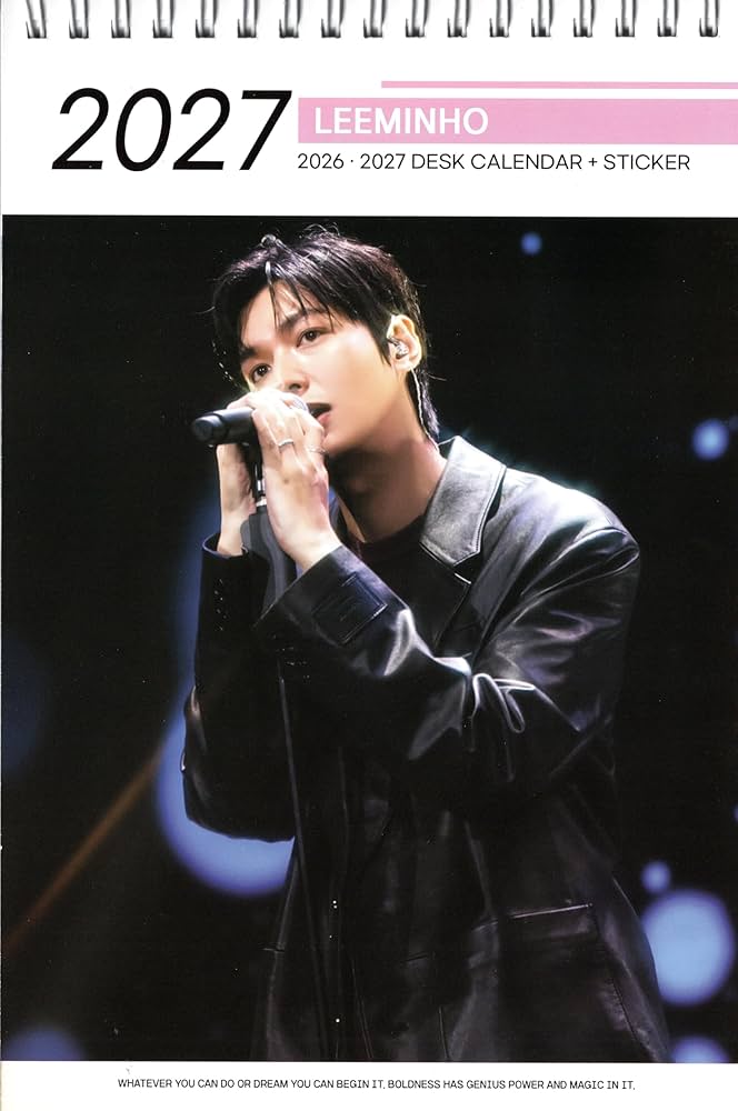 Amazon.co.jp: イミンホ グッズ 卓上 カレンダー 写真集 2026~2027年 2