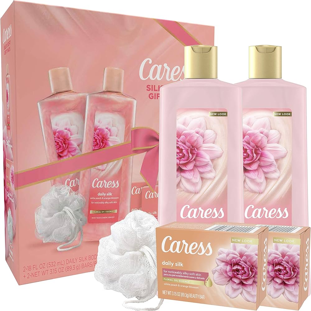 Amazon.com : Caress Daily Silk Bar Soap & Hydrating Body Wash Gift