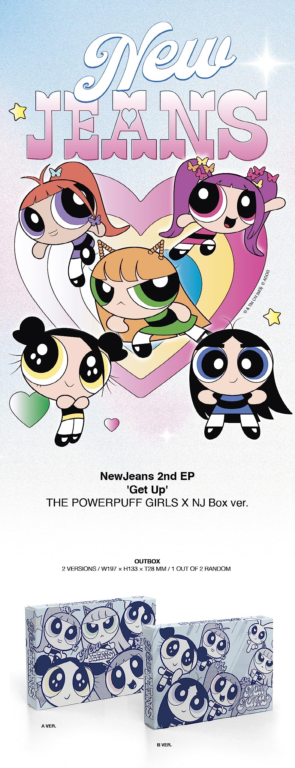 Amazon.com: NewJeans - Get Up [The Powerpuff Girls X NJ Box ver