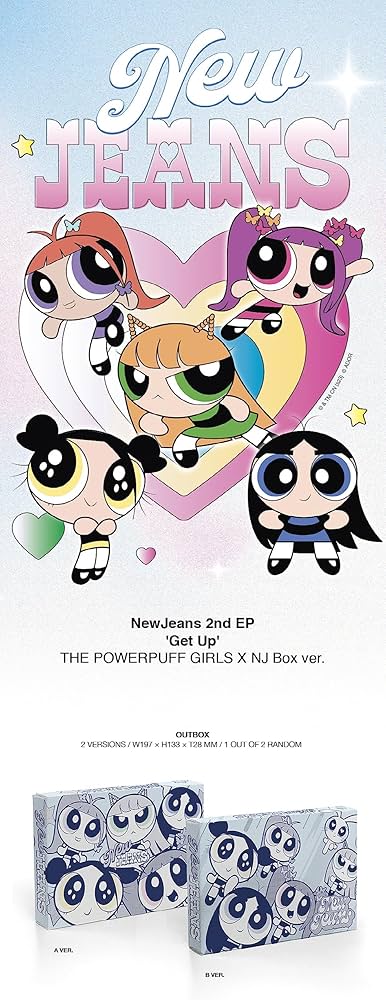 NewJeans - Get Up [The Powerpuff Girls X NJ Box ver.] Album (B ver