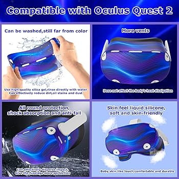 Amazon.com: Compatible with Oculus Quest 2 Accessories, Silicone