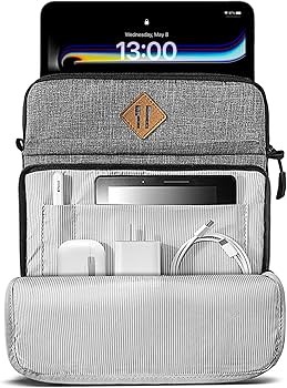 Amazon.com: tomtoc Tablet Shoulder Sleeve Bag for 13 Inch New iPad