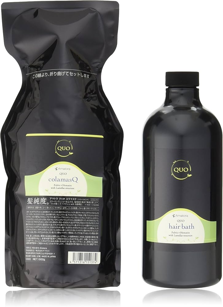 Amazon | アマトラ クゥオ ヘアバス es 1000mL & コラマスク 1000g