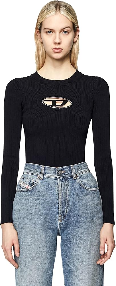 Amazon | [Diesel] (ディーゼル) レディース 長袖トップス リブ アイ