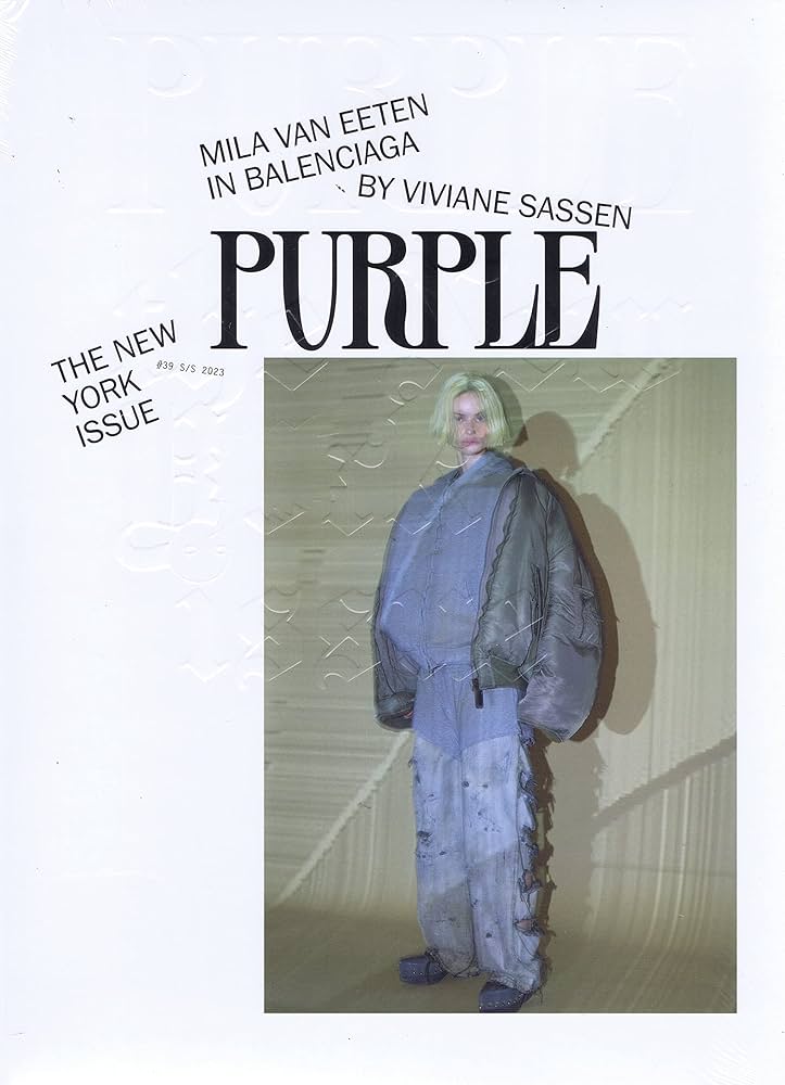 Amazon.co.jp: Purple Fashion [FR] No. 39 2023 (単号) : Purple